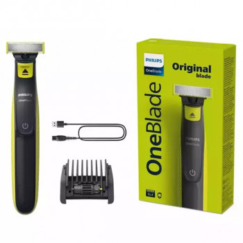 Philips Original OneBlade QP2724/20 - Rasoir Electrique étanche avec Sabot réglable 5 en 1