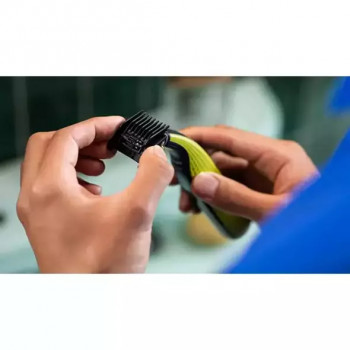 Philips Original OneBlade QP2724/20 - Rasoir Electrique étanche avec Sabot réglable 5 en 1