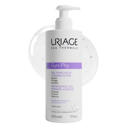 Uriage gyn-phy gel fraicheur hygiéne intime 500ml
