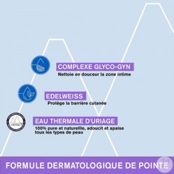 Uriage gyn-phy gel fraicheur hygiéne intime 500ml