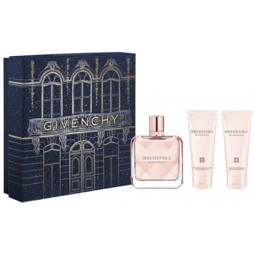 GIVENCHY IRRESISTIBLE Coffret Cadeau - Eau De Parfum 80 ml - Lait De Corps 75 ml - L’Huile De Douche 75 ml