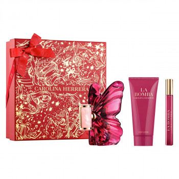 Carolina Herrera La Bomba Coffret Eau De Parfum ( 80 ml + 10 ml ) et Lait De Corps 100 ml