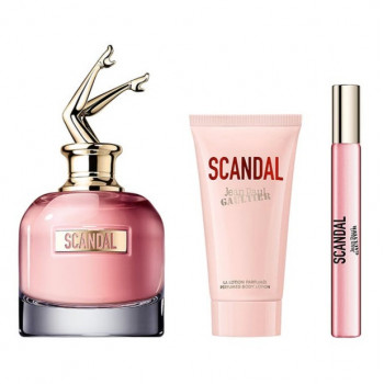 Jean Paul Gaultier Scandal Coffret Eau De Parfum ( 80 ml + 10 ml ) et Lait De Corps 75 ml