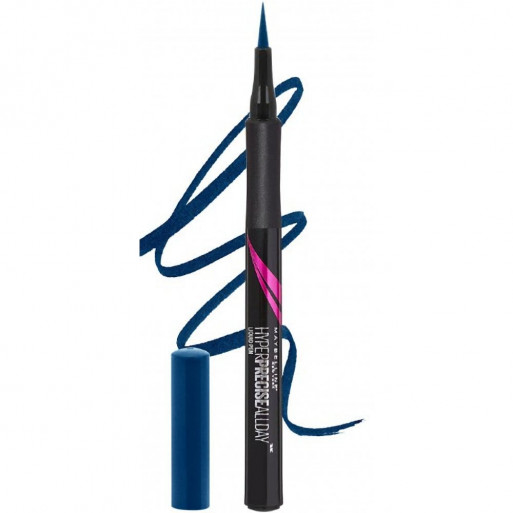 Maybelline New-York – Liner Feutre – Hyper Precise Allday – Tracé Fin – Parrot Blue –