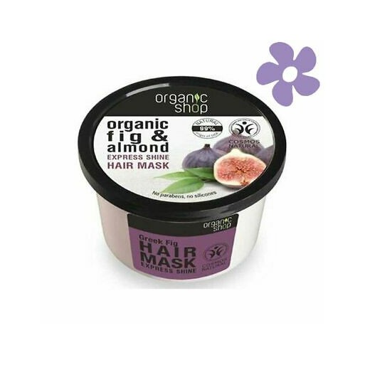 Organic Shop Hair Mask Express Shine Figue et Amande 250ml Organic Shop Hair Mask Express Shine Figue et Amande 250ml