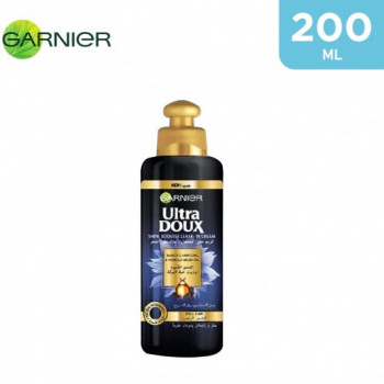 Garnier Ultra Doux Crème Soin Sans Rinçage Charbon Noir et Huile de Nigelle 200ml