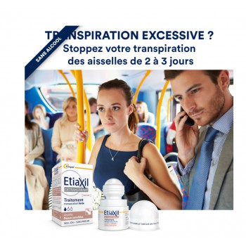 Etiaxil Détranspirant Confort+ Aisselles Roll-on 15ml