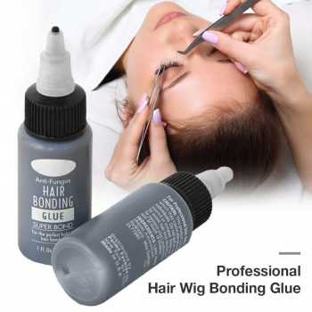 1Oz Hair Extension Wig Bonding Glue Adhésif Imperméable Anti Champignon Invisible
