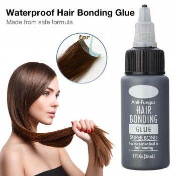 1Oz Hair Extension Wig Bonding Glue Adhésif Imperméable Anti Champignon Invisible